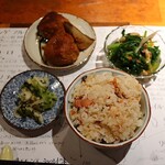 和洋割烹 しまおか - チキンカツランチ(800円)