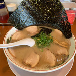 黒田屋 - チャーシューメン大盛りに海苔トッピング