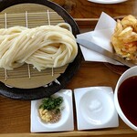 うどん製麺 みきや - かき揚げうどん　780円