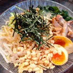 環七ラーメン 周麺 - 【2022.5.18(水)】冷やし中華(大盛・210g)790円