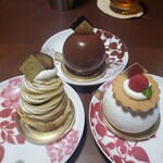 Patisserie Boulangerie toi toi toi - カフェショコラ　モンブラン　レアチーズ