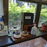 レスト喫茶店 - 窓辺