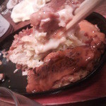 焼鳥いなかもん - ﾏﾖﾈｰｽﾞｿｰｽが決め手のお好み焼きです。ふっくらおいしく、ﾎﾞﾘｭｰﾑあり