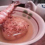 焼鳥いなかもん - 特別提供 「焼おにぎり茶漬け～海老の香りを添えて～」 ｱﾚﾝｼﾞ by ゆっき～