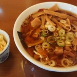 清吉そばや - 中華(大盛り)＋肉多く＋メンマ多く