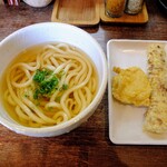 うどん佐糖 - 冷かけうどん、とり天