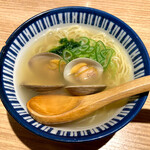 築地もったいない プロジェクト 魚治 - ハマグリラーメン