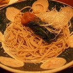 東京 土山人 - 冷たい梅しそ蕎麦（¥1,260）