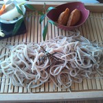 遊の丘 - 鴨つけそば、コーヒー、デザート付￥1300（H25.2.23撮影）