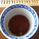 遊の丘 - ままごとそばセット￥1200の蕎麦つゆ（H25.2.23撮影）