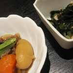 魚心 - お通し、二人前