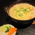 魚心 - ズワイガニぞうすい 950円