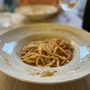 Ristorante pizzeria Vecchia Colognola - 料理写真:FUSILLONI  ALLA MIA AMATRICIANA CON GAMBERI E BOTTARGA   € 10.00