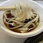 そば処三浦屋 - 『海老天ぷらうどん』の麺・つゆ・薬味