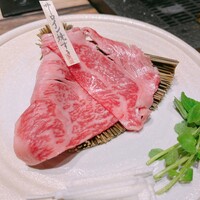 和牛懐石 但馬屋 梅田 - サーロイン焼きすき