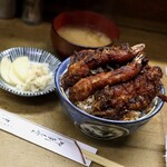 天ぷら 中山 - 天丼 ご飯大盛