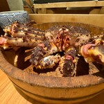 かにじぇんぬ 北新地 - 3.5kg巨大なタラバガニ