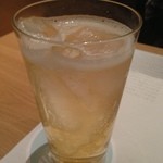 はまぐり庵 - (ドリンク)青谷の梅酒 ソーダ割り