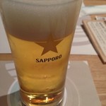 はまぐり庵 - (ドリンク)生ビール