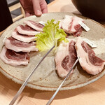 Rakubaru - バラ・ロース・猪肉のセット