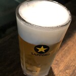 大倉山もつ肉店 - 生ビール