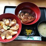 みなと食堂 - かんぱち炙り丼定食