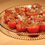 炭火焼き鳥 鶏尽 花れ - プチトマトサラダ