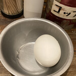 天下一品 - サービスのゆで卵