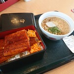 なか卯 - 特うな重 はいからそば(小)コンビ 1,530円(税込)