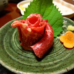 小梨の湯 笹屋 - 馬刺し