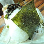 御番菜 こいのぼり - 【おむすび２個入＠３００円】　でかい！でかすぎる。ｗ　お米も美味しかった＾0＾