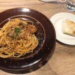 PUBLIC HOUSE - パスタランチセット　これにオプションのスープをつけてドリンク付きで1,230円