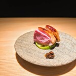 炭火焼き鳥 鶏尽 花れ - 【過去メニュー】鴨ロース炭焼き