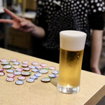 波へい - 〆のビール