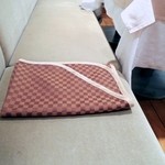 ファンベック・ナオト - ひざ掛けのサービスもありました。