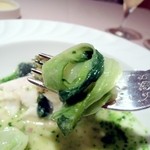 ファンベック・ナオト - 付け合せの野菜の仕上がりも非常に丁寧です。