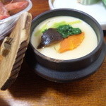 松葉茶屋 - 茶碗蒸しもお釜の形♪