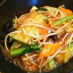 ちぇん麺 - 野菜タップリあんかけ焼きそば