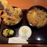 Furukawa - たぬきそば、ミニ天丼