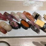 Sushi Sanrikumae - 華（2,200円）　お寿司