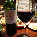 ハノイ・カフェ - グラスワイン￥620　マン・カベルネ