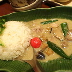 ハノイ・カフェ - 【自家製グリーンカレー】￥890