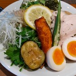 ヌードル 麺和 - つけ麺全部のせの写真