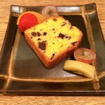 折衷料理家 風人 - ココアとオレンジピールのパウンドケーキ