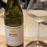 焼き鳥 とりら - 白ワインボトル2本目