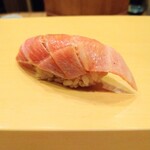 鮨駒 - 宮城県塩竈の本マグロトロ漬け