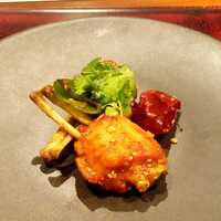 新中国料理HARAKAWA 北新地店 - 手羽先の四川唐辛子炒め