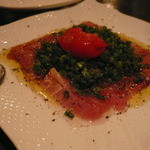 ビストロ18区 - マグロのカルパッチョ