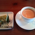 グリーティング - 食後にコーヒーとケーキ