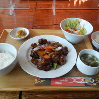 盤古殿 コレド日本橋店 -  黒酢の酢豚ランチセット